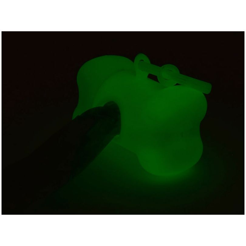 Glow-n-dark dog bag  dispenser